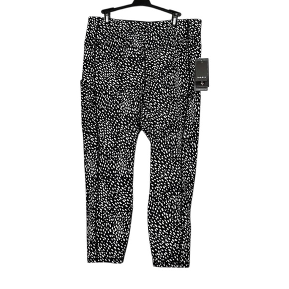 Torrid Active Wicking Crop Leggings Performance Core Reflective Dots NWT - Picture 8 of 10